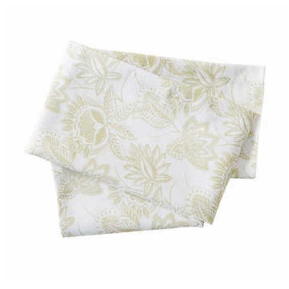 Martha Stewart Paisley Floral 3pc Bath Set Shower Curtain Sage - Picture 4 of 8